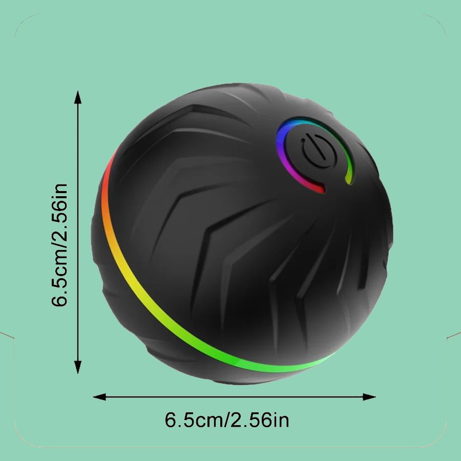 5. USB Automatic Moving Bouncing Ball for Puppy to Large Dog (Cats too!)
