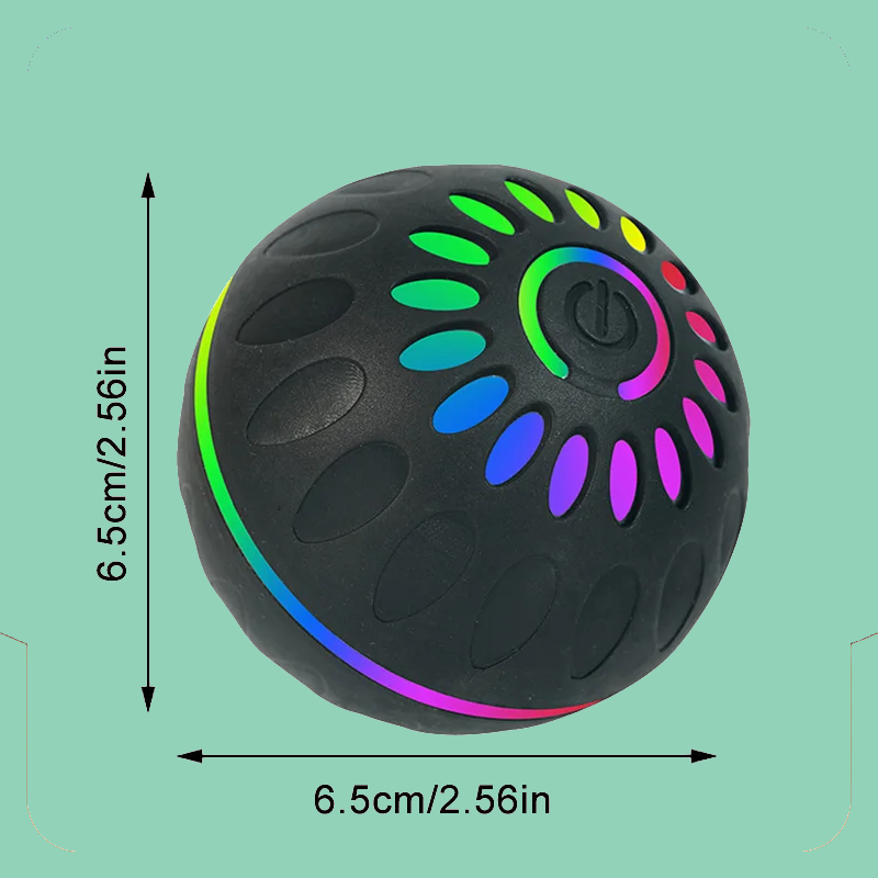5. USB Automatic Moving Bouncing Ball for Puppy to Large Dog (Cats too!)