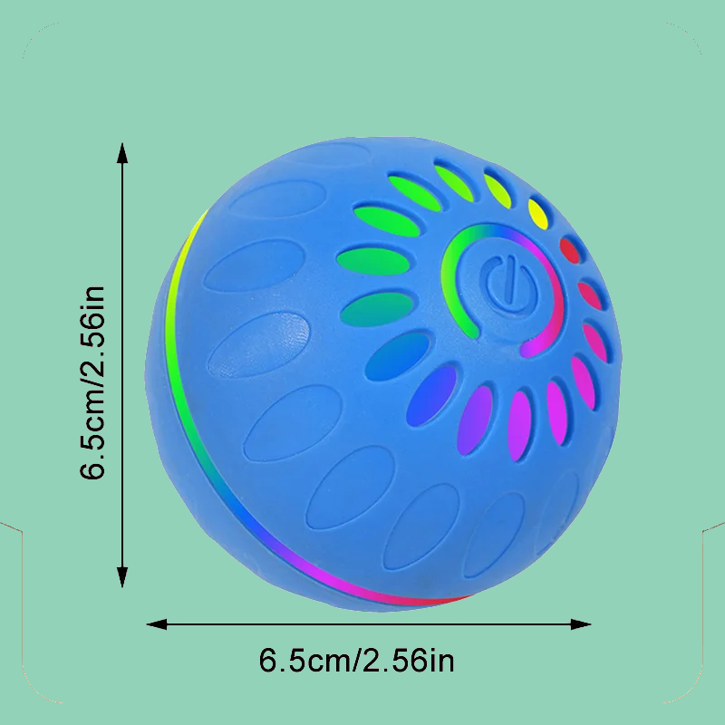 5. USB Automatic Moving Bouncing Ball for Puppy to Large Dog (Cats too!)