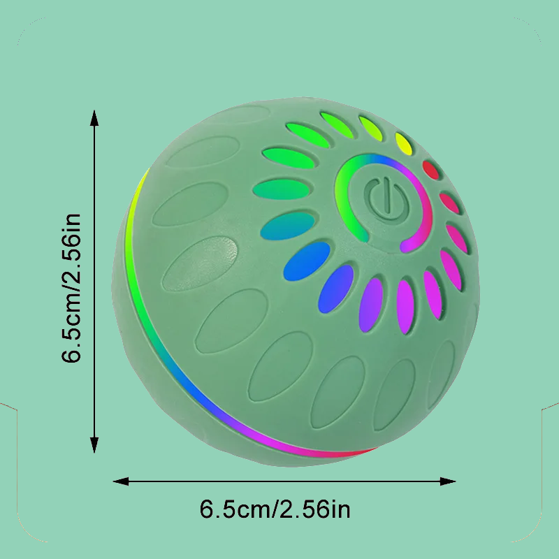 5. USB Automatic Moving Bouncing Ball for Puppy to Large Dog (Cats too!)