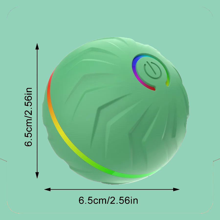 5. USB Automatic Moving Bouncing Ball for Puppy to Large Dog (Cats too!)