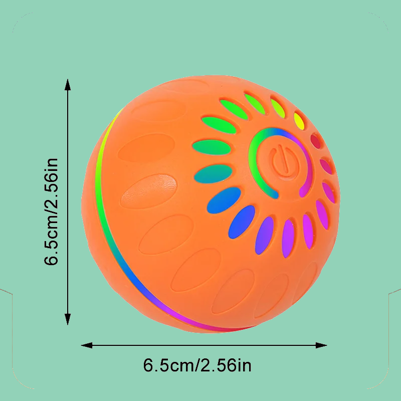 5. USB Automatic Moving Bouncing Ball for Puppy to Large Dog (Cats too!)