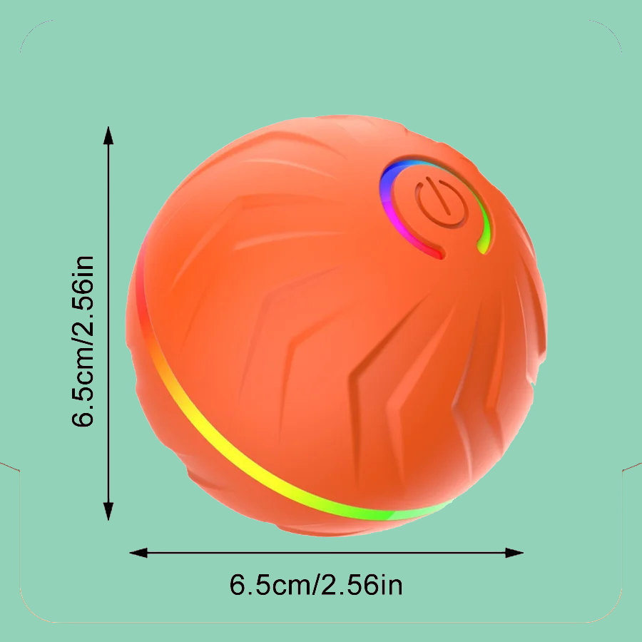 5. USB Automatic Moving Bouncing Ball for Puppy to Large Dog (Cats too!)