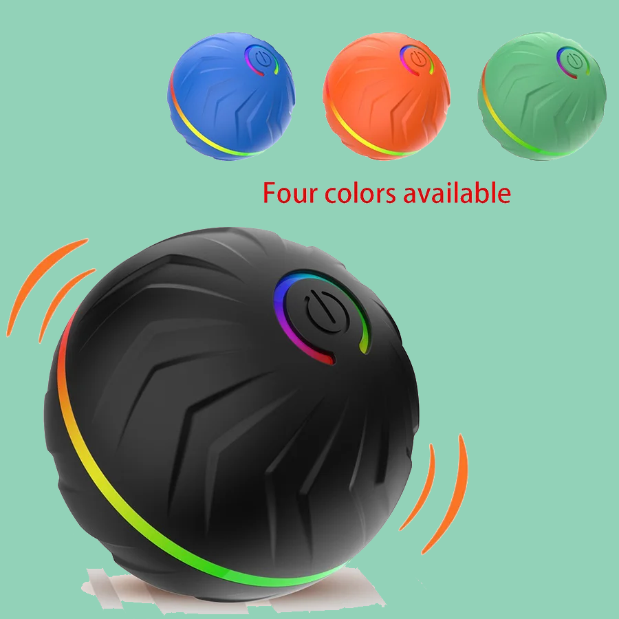 5. USB Automatic Moving Bouncing Ball for Puppy to Large Dog (Cats too!)
